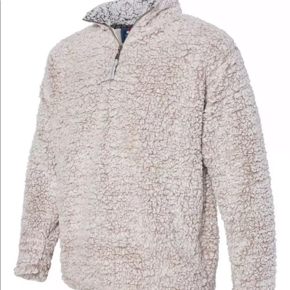 J America Sherpa fleece oatmeal size medium - Picture 7 of 7